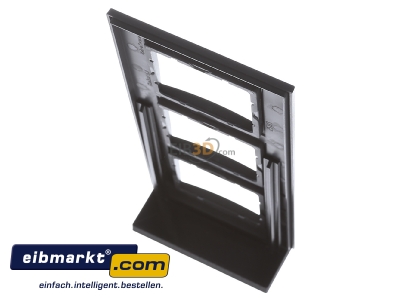 Ansicht oben hinten Berker 10136626 Rahmen anth/matt 3fach 