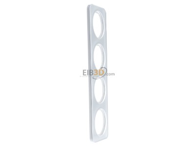 Ansicht links Berker 10142109 Rahmen Glas/pows 4fach 