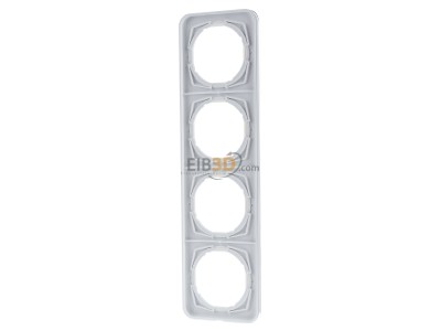 Ansicht hinten Berker 10142109 Rahmen Glas/pows 4fach 