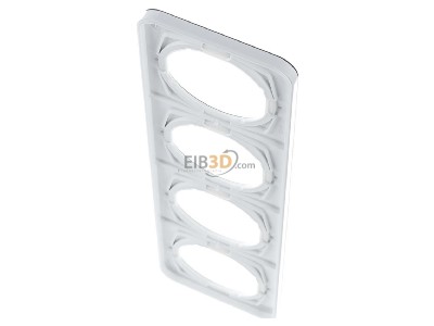 Ansicht oben hinten Berker 10142109 Rahmen Glas/pows 4fach 