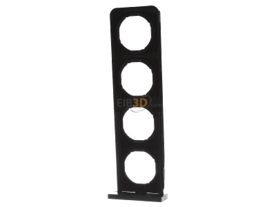 Ansicht hinten Berker 10142145 Rahmen sw/gl 4fach 