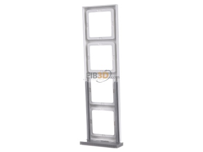 Ansicht hinten Berker 10146099 Rahmen pows/sa 4fach 