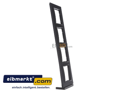 Ansicht links Berker 10146626 Rahmen anth/matt 4fach 