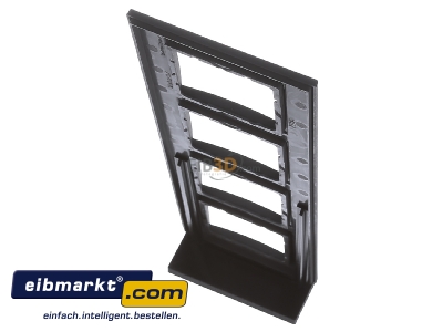 Ansicht oben hinten Berker 10146626 Rahmen anth/matt 4fach 