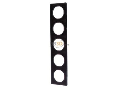 Ansicht hinten Berker 10152245 Rahmen sw/gl 5fach 