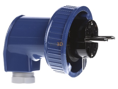 View on the left Busch-Jaeger 74 WD Plug Blue 
