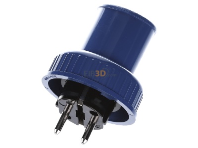 View up front Busch-Jaeger 74 WD Plug Blue 
