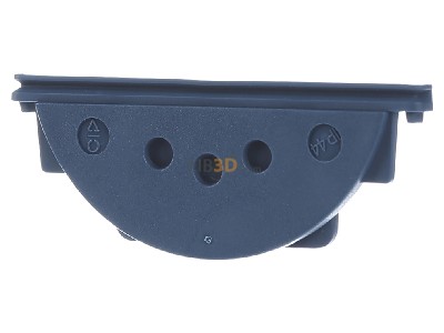 Ansicht hinten Busch Jaeger 2134 W-53 Leitungseinfhrung blaugn Schieber,2 Einfhr. 