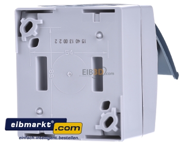 Ansicht hinten Busch-Jaeger 20 EWN-53 Schuko-Steckdose mit Namensschild 