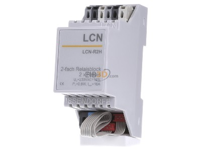 Front view Issendorff LCN-R2H Switch actuator for home automation 2-ch 
