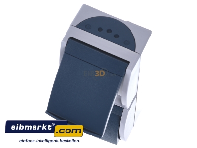 Ansicht oben vorne Busch-Jaeger 2601/5/20EW-53-503 Kombination Steckd.+Se.schalter 
