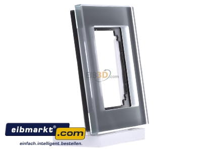 View on the left Merten 489160 Frame 1-gang silver
