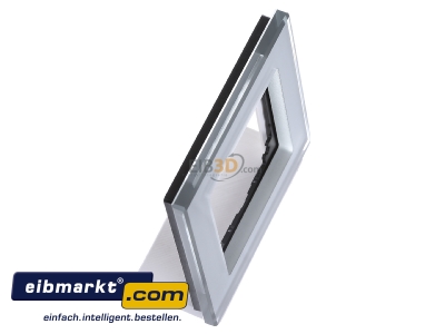 Ansicht oben links Merten 489160 Rahmen Glas 1f.diam/si 