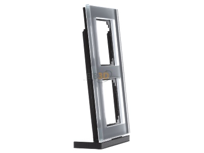 Ansicht links Merten 489260 Rahmen Glas 2f.diam/si waage/senkrecht 