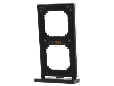 Ansicht hinten Merten 489260 Rahmen Glas 2f.diam/si waage/senkrecht 