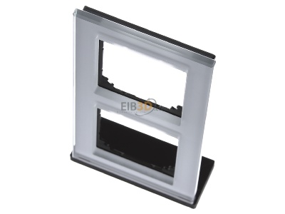 Ansicht oben vorne Merten 489260 Rahmen Glas 2f.diam/si waage/senkrecht 