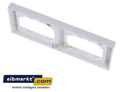 Top rear view Merten 473219 Frame 2-gang white
