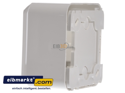 View on the right Elso 234110 Surface mounted housing 1-gang white
