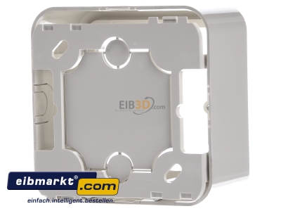 Back view Elso 234110 Surface mounted housing 1-gang white
