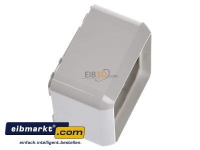 View top left Elso 234110 Surface mounted housing 1-gang white
