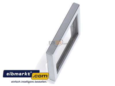 Ansicht oben links Berker 13137003 Rahmen Alu 1fach 