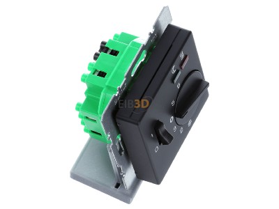 Ansicht oben links Berker 20346086 Fubodentemperaturregler anth/sa 