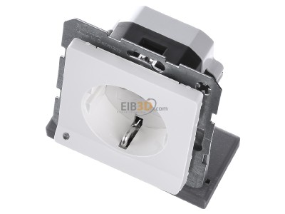 Ansicht oben vorne Berker 41096089 SCHUKO-Steckdose pows/sa LED-Orientierg-licht 