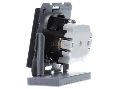 Ansicht rechts Berker 41436086 SCHUKO-Steckdose anth/sa 