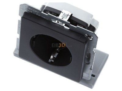 Ansicht oben vorne Berker 41436086 SCHUKO-Steckdose anth/sa 
