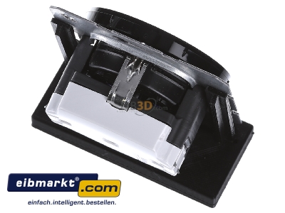 Ansicht oben hinten Berker 47432045 SCHUKO-Steckdose sw/gl 