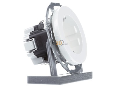Ansicht links Berker 47452089 SCHUKO-Steckdose pows/gl 