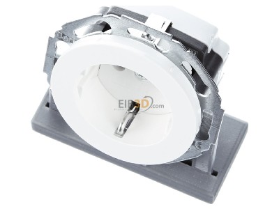 Ansicht oben vorne Berker 47452089 SCHUKO-Steckdose pows/gl 