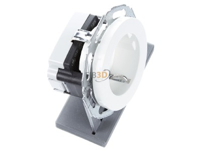 Ansicht oben links Berker 47452089 SCHUKO-Steckdose pows/gl 