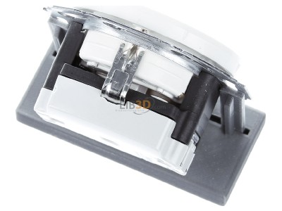 Ansicht oben hinten Berker 47452089 SCHUKO-Steckdose pows/gl 
