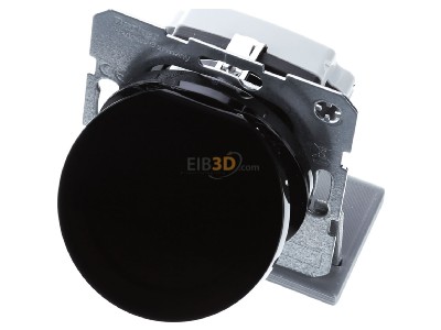 Ansicht oben vorne Berker 47512045 SCHUKO-Steckdose sw/gl m. Klappdeckel 