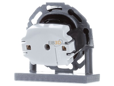 Ansicht hinten Berker 6768792045 Steckdose sw/gl m.Schutzkontaktstift 