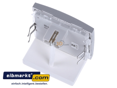 Ansicht oben hinten Berker 85141183 Taste 1fach alu matt 