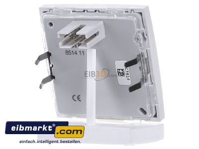 Ansicht hinten Berker 85141188 Taste 1fach polarwei matt 