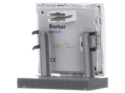 Ansicht hinten Berker 85142188 Taste 2fach polarwei matt 