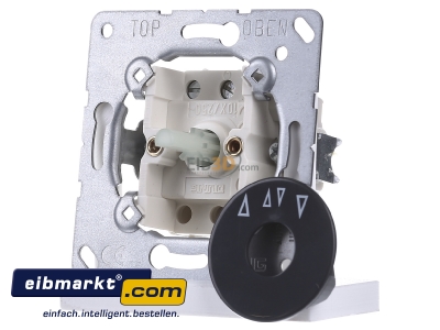 Front view Jung 1234.10 1-pole switch for roller shutter
