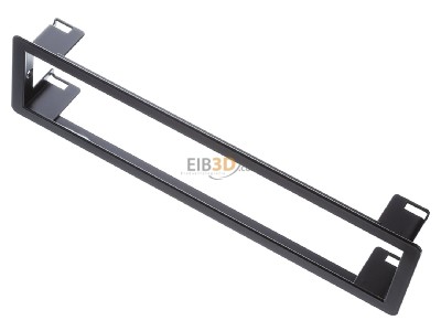 Ansicht oben vorne Bachmann 915.004 Einbaurahmen sw 4fach RAL9005 