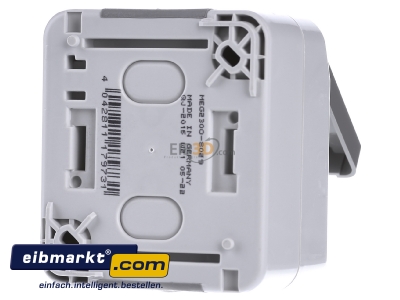 Ansicht hinten Merten MEG2300-8029 SCHUKO-Steckdose lichtgrau 