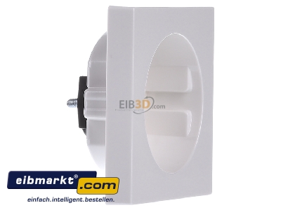 Ansicht links Merten MEG2330-0319 Zentralplatte polarwei� 