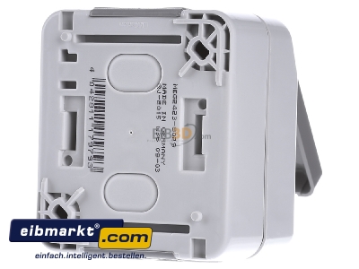 Ansicht hinten Merten MEG2423-8029 SCHUKO-Steckdose lichtgrau 