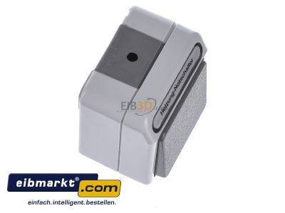View top left Merten MEG3448-8029 Two-way switch surface mounted grey
