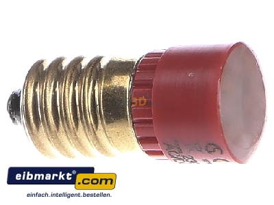 Ansicht links Merten MEG3951-0000 LED-Leuchtmittel E14 rot 