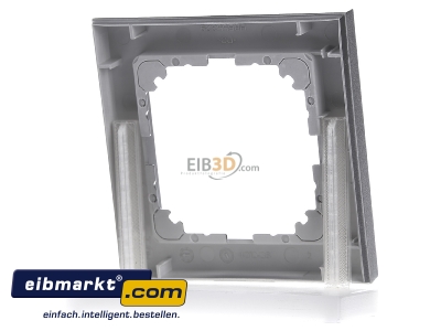 Ansicht hinten Merten MEG4010-3660 Rahmen 1fach aluminium 