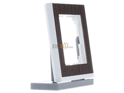 Ansicht links Merten MEG4010-3674 Decor-Rahmen 1-fach Eiche/aktivwei� 