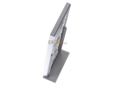 Ansicht oben rechts Merten MEG4030-3660 Rahmen 3fach aluminium 
