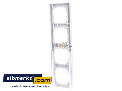 Ansicht hinten Merten MEG4040-3625 Rahmen 4fach aktivwei� 